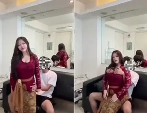 Cantik Viral Kebaya Merah yang Lagi Rame 2026 Viral di Kebun